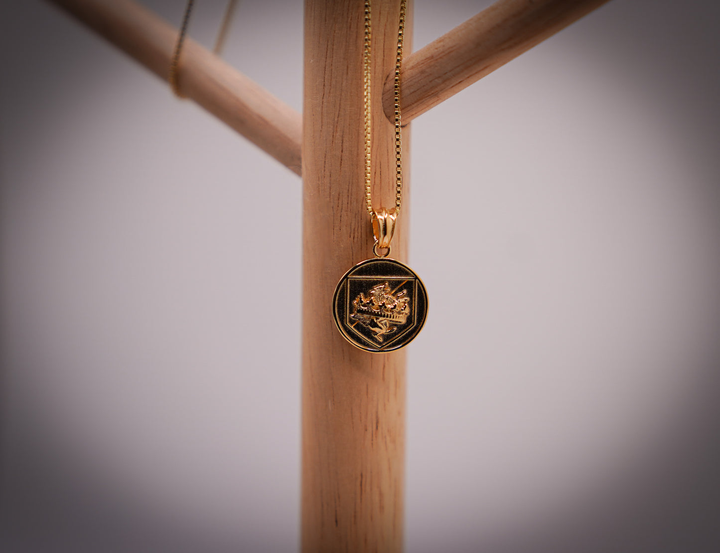 The Duke's Signet Pendant - Gold-Filled